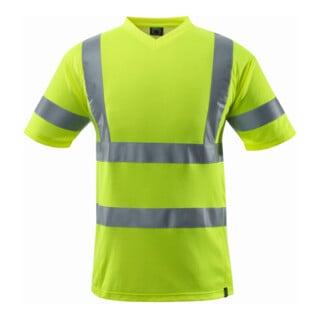 Mascot T-Shirt V-Ausschnitt Größe M hi-vis gelb