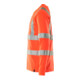 Mascot T-Shirt V-Ausschnitt lange Ärmel Größe S hi-vis rot