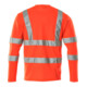 Mascot T-Shirt V-Ausschnitt lange Ärmel Größe S hi-vis rot