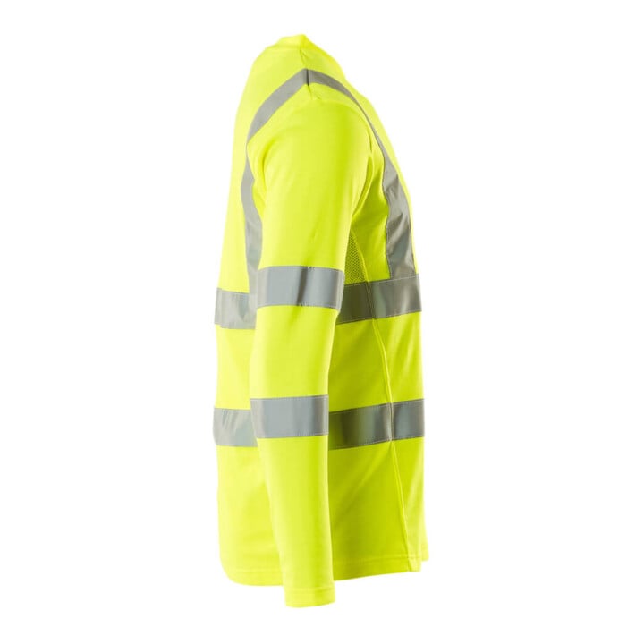 Mascot T-Shirt V-Ausschnitt lange Ärmel hi-vis gelb Gr. M