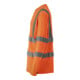Mascot T-Shirt V-Ausschnitt lange Ärmel hi-vis orange Gr. M