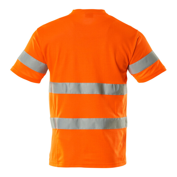 Mascot T-Shirt V-Ausschnitt moderne Passform hi-vis orange Gr. M
