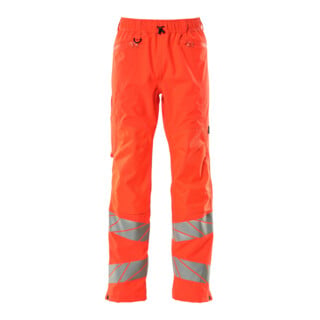 Mascot Überziehhose 3XL leichtes Futter hi-vis rot