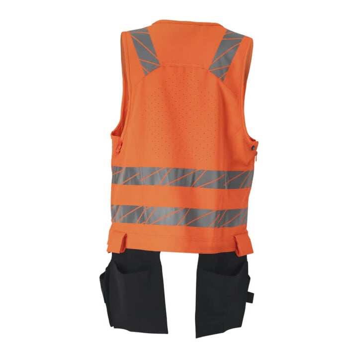 Mascot Werkzeugweste ULTIMATE STRETCH Gr. L hi-vis orange/schwarzblau