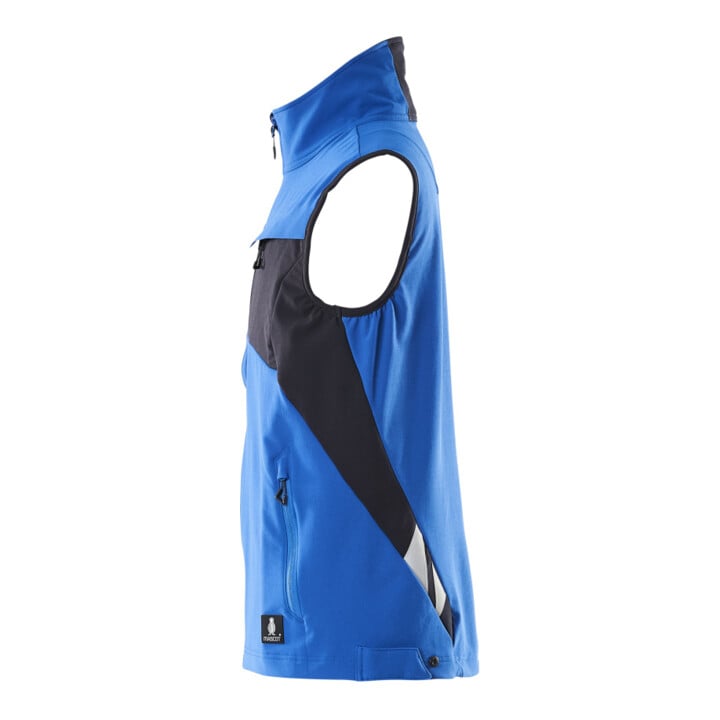 Mascot Weste ULTIMATE STRETCH leicht azurblau/schwarzblau Gr. S