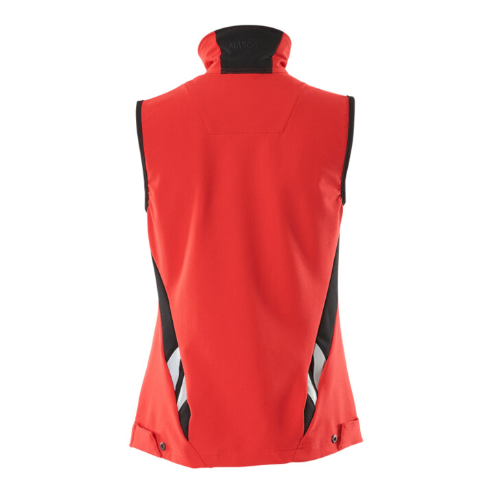 Mascot Weste ULTIMATE STRETCH leicht Damen 4XL verkehrsrot/schwarz