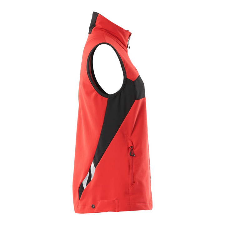 Mascot Weste ULTIMATE STRETCH leicht Damen 4XL verkehrsrot/schwarz