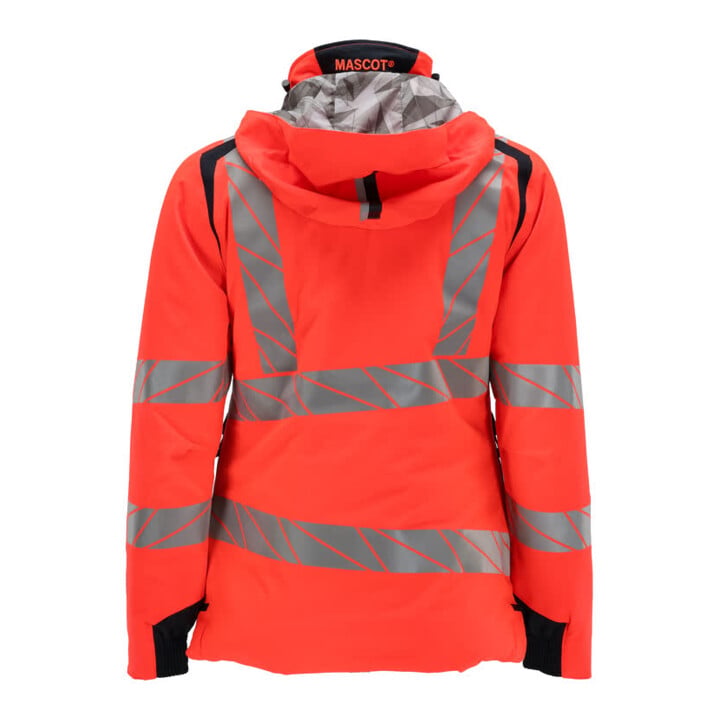 Mascot Winterjacke CLIMASCOT® Damen S Hi-vis rot/schwarzblau