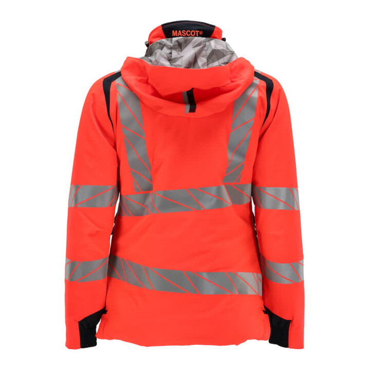 Mascot Winterjacke CLIMASCOT® Damen XL Hi-vis rot/schwarzblau