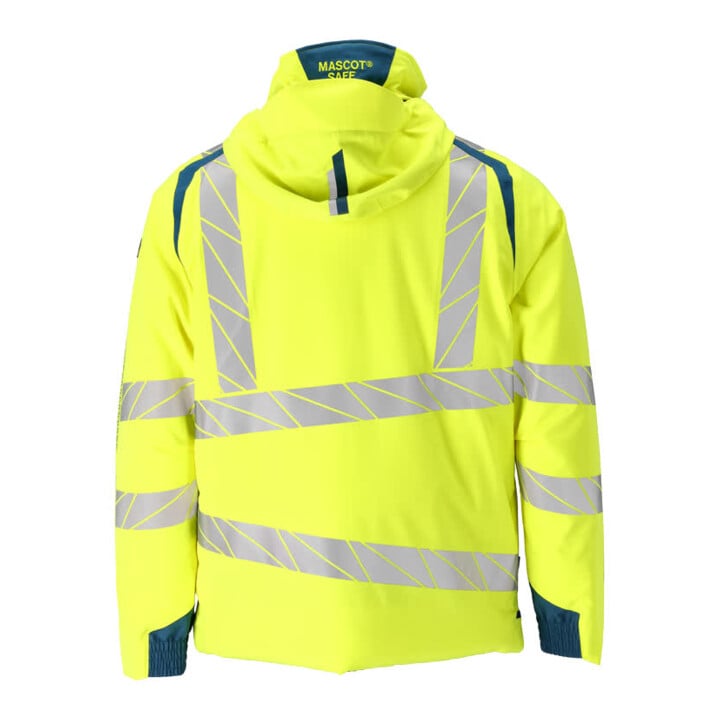 MASCOT Winterjacke CLIMASCOT® geringes Gewicht 2XL hi-vis gelb/dunkelpetroleum