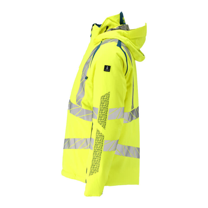 Mascot Winterjacke CLIMASCOT® geringes Gewicht Gr. M hi-vis gelb/dunkelpetroleum