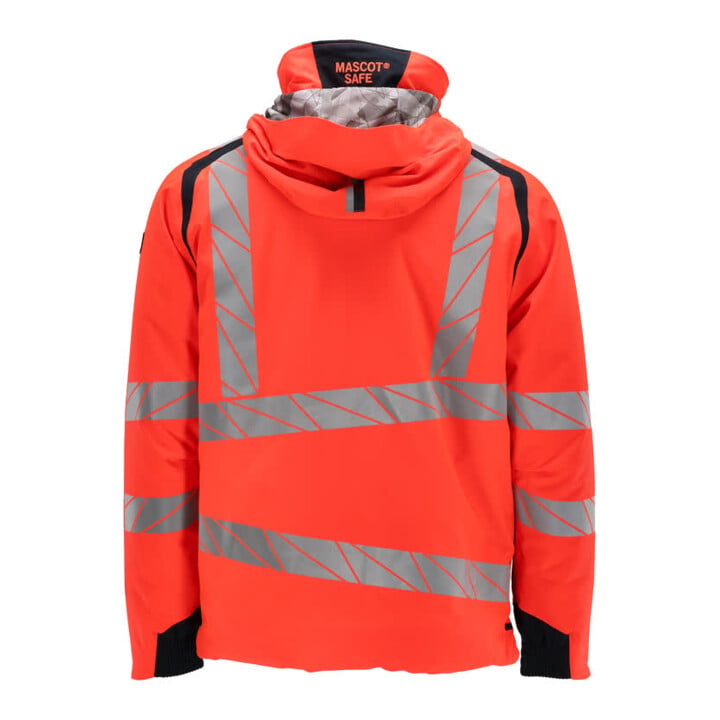 Mascot Winterjacke CLIMASCOT® geringes Gewicht Hi-vis rot/schwarzblau Größe S