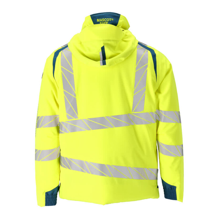 Mascot Winterjacke CLIMASCOT® geringes Gewicht L hi-vis gelb/dunkelpetroleum
