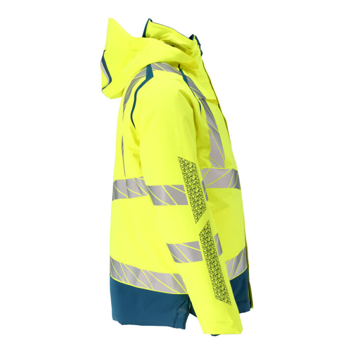 Mascot Winterjacke CLIMASCOT® Größe XL hi-vis gelb/dunkelpetroleum