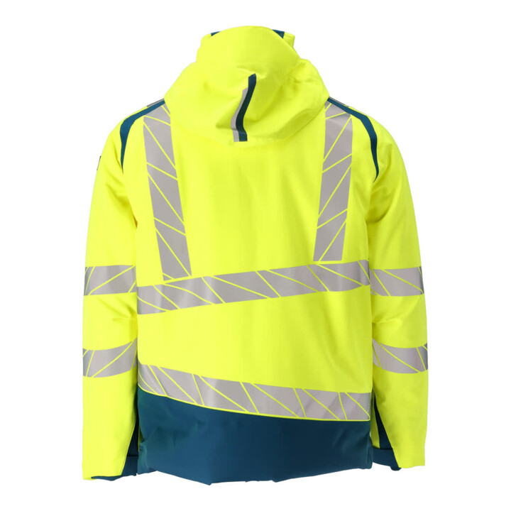 Mascot Winterjacke CLIMASCOT® L hi-vis gelb/dunkelpetroleum
