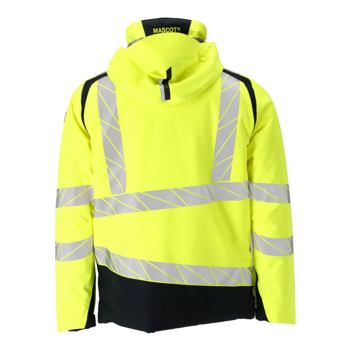 Mascot Winterjacke Größe 3XL hi-vis gelb/schwarzblau mit CLIMASCOT®-Futter