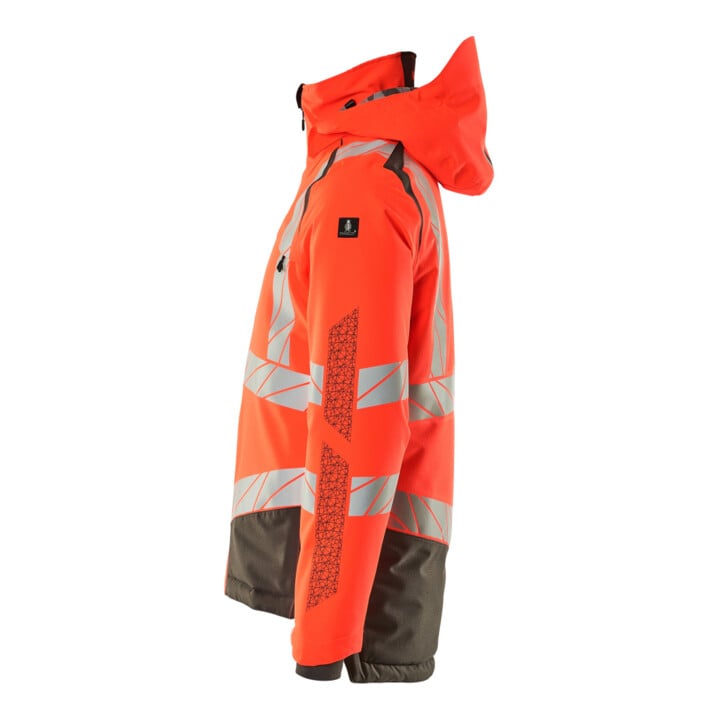 Mascot Winterjacke mit CLIMASCOT® Futter 5XL hi-vis rot/dunkelanthrazit