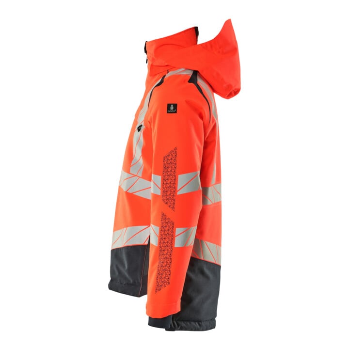 Mascot Winterjacke mit CLIMASCOT® Futter Hi-vis rot/schwarzblau Gr. S
