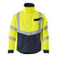 MASCOT Winterjacke Pilotjacke Multisafe Steppfutter hi-vis gelb/schwarzblau Gr. S
