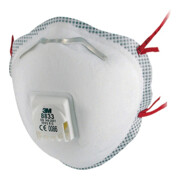 Masque de protection respiratoire 8833SV EN 149:2001 + A1:2009 FFP3 RD 5 pcs/car