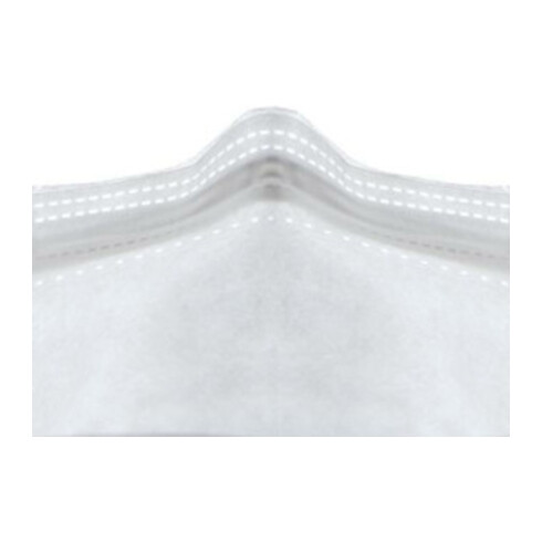 Masque respiratoire jetable (NR) Uvex FFP2 uvex silv-Air lite, sans valve d'expiration