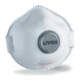 Uvex Masque de protection respiratoire jetable (NR)-A FFP2 uvex silv-Air e, valve d’expiration 360°-1