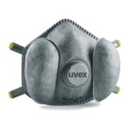 Masque respiratoire Uvex réutilisable (R) FFP3 uvex silv-Air e, valve d'expiration 360°, valve d'inhalation-1