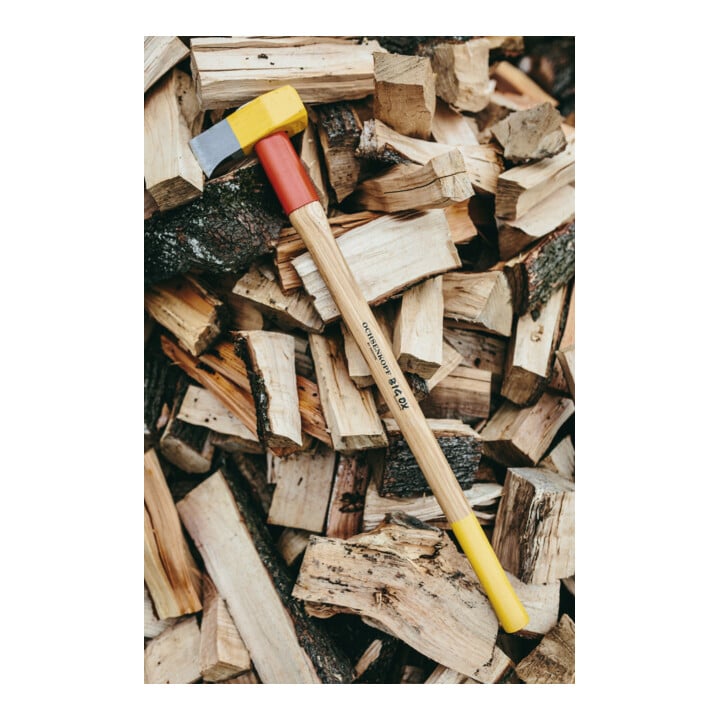 Masse à fendre BIG-OX® 3000 g grand surface de frappe, nez manche Hickory OCHSEN