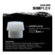 Masse SIMPLEX D. tête 140 mm L. 1045 mm mi-dur super-plastique blanc Hickory HAL-5