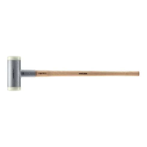Masse SUPERCRAFT D. tête 100 mm L. 1000 mm antirebond dur nylon blanc L. de la t