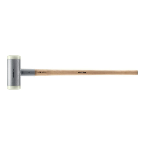 Masse SUPERCRAFT D. tête 100 mm L. 1000 mm antirebond dur nylon blanc L. de la t