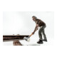Masse SUPERCRAFT D. tête 80 mm L. 880 mm antirebond dur nylon blanc L. de la têt-5