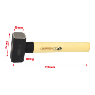 Moufle KS Tools avec manche en frêne