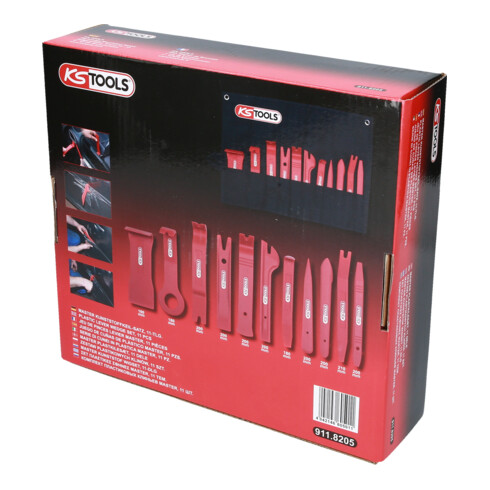 MASTER Jeu de cale en plastique, 11 pcs.