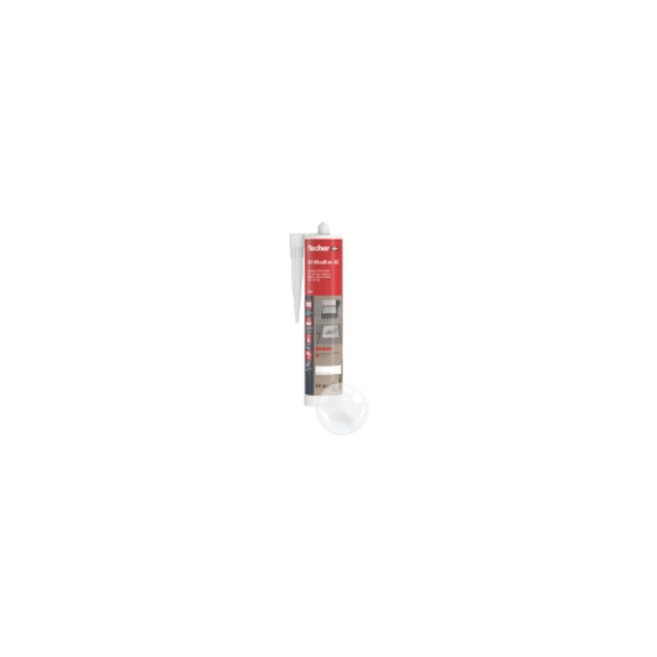 Mastic d'étanchéité fischer DDK 310ml transparent