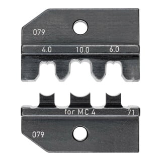 Insert de sertissage Knipex pour connecteur solaire MC4