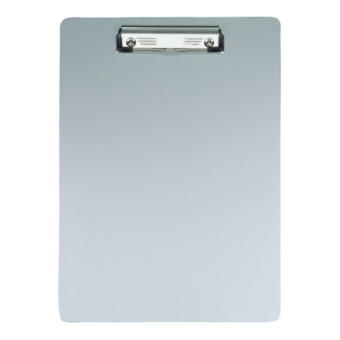 MAUL Schreibplatte 2352808 DIN A4 Klemmdicke 10mm Aluminium silber