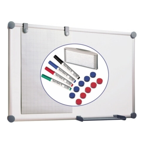 MAUL Whiteboard MAULpro 2000 6309584 90x120cm grau