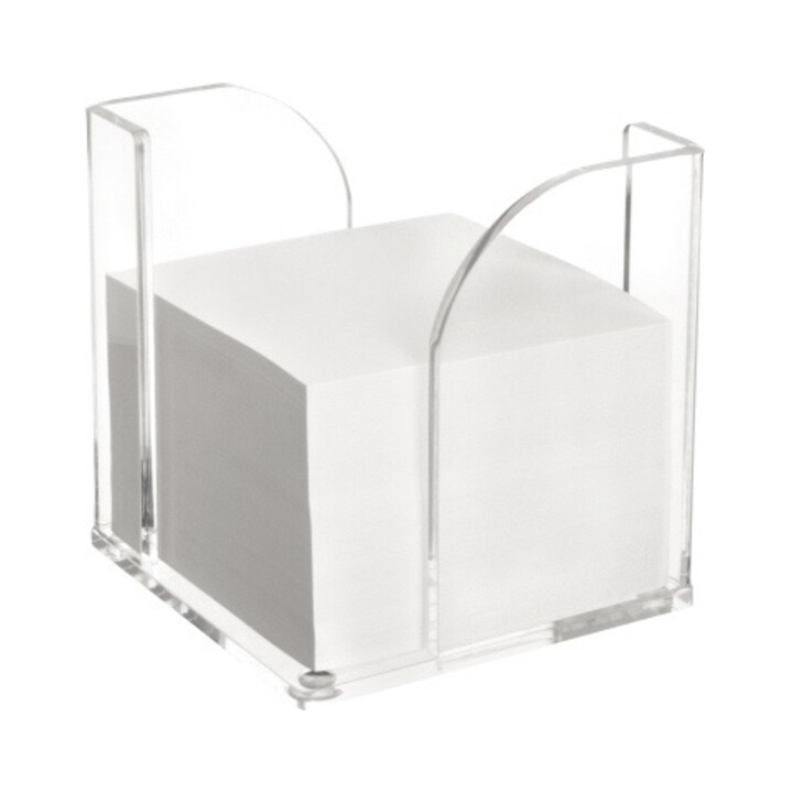 MAUL Zettelbox 1954005 9x9cm max. 700Blatt Acryl gk