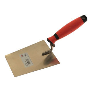 Maurerkelle L.160mm m.2K-Griff,m.S-Hals VA