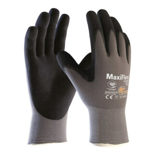 MaxiFlex Ultimate 34-874 Gants gris/noir nylon nitrile EN388 Cat. II