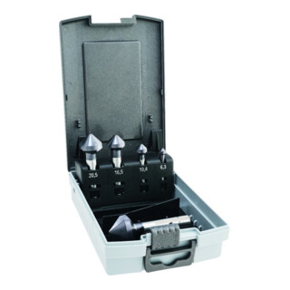 MAYKESTAG Ensemble de fraises coniques ugt 3 tr. HSS-E 6,30-25 90G ALUNIT