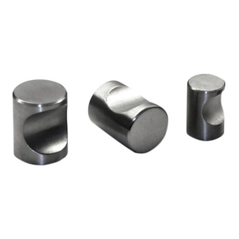 MB-Knopf Kore,Ø 21mm H 25mm edelstahl gebürstet