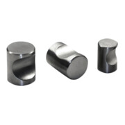 MB-Knopf Kore,Ø 21mm H 25mm edelstahl gebürstet