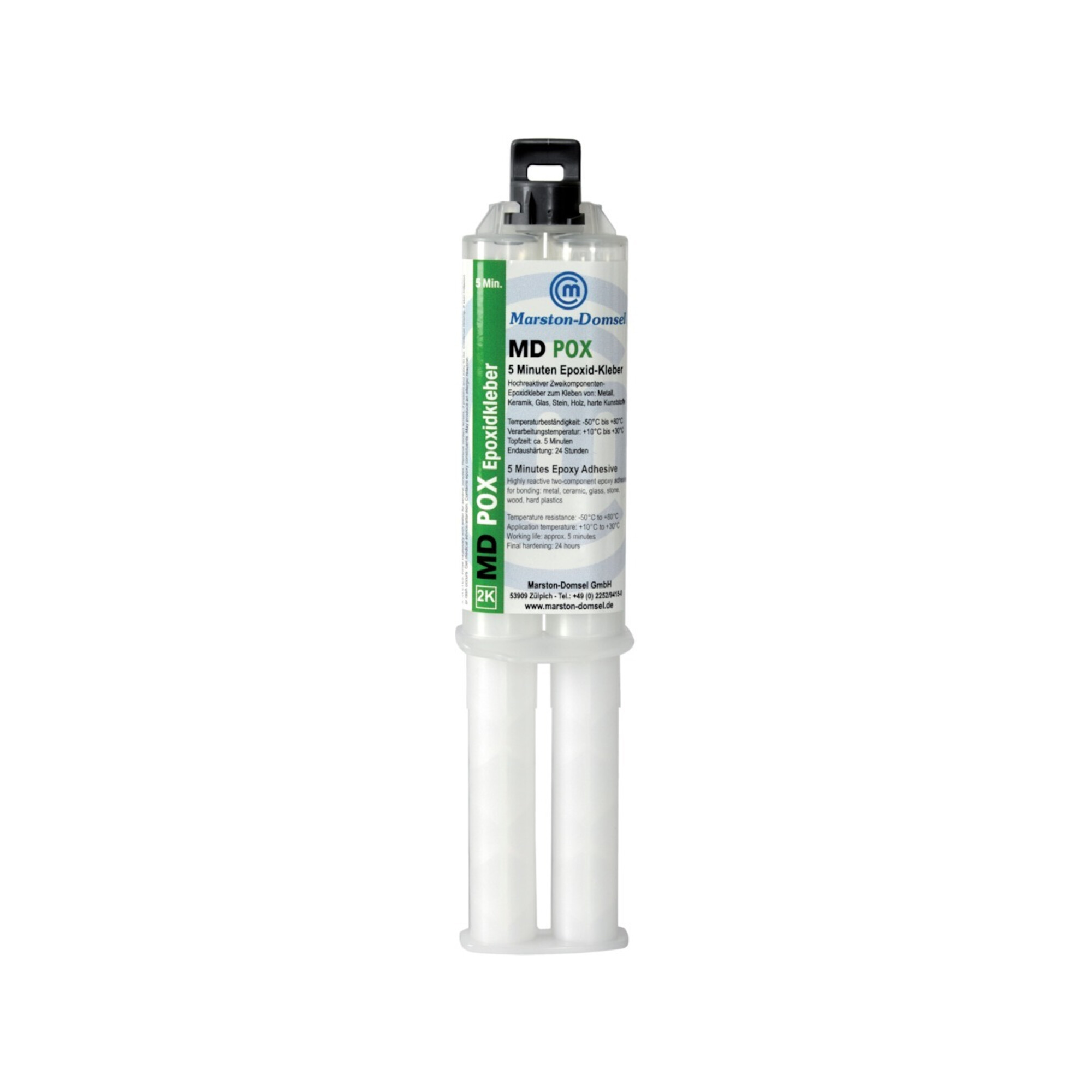 MD-pox Epoxidkleber 1:1 Doppelspritze 25g ; Marston-Domsel