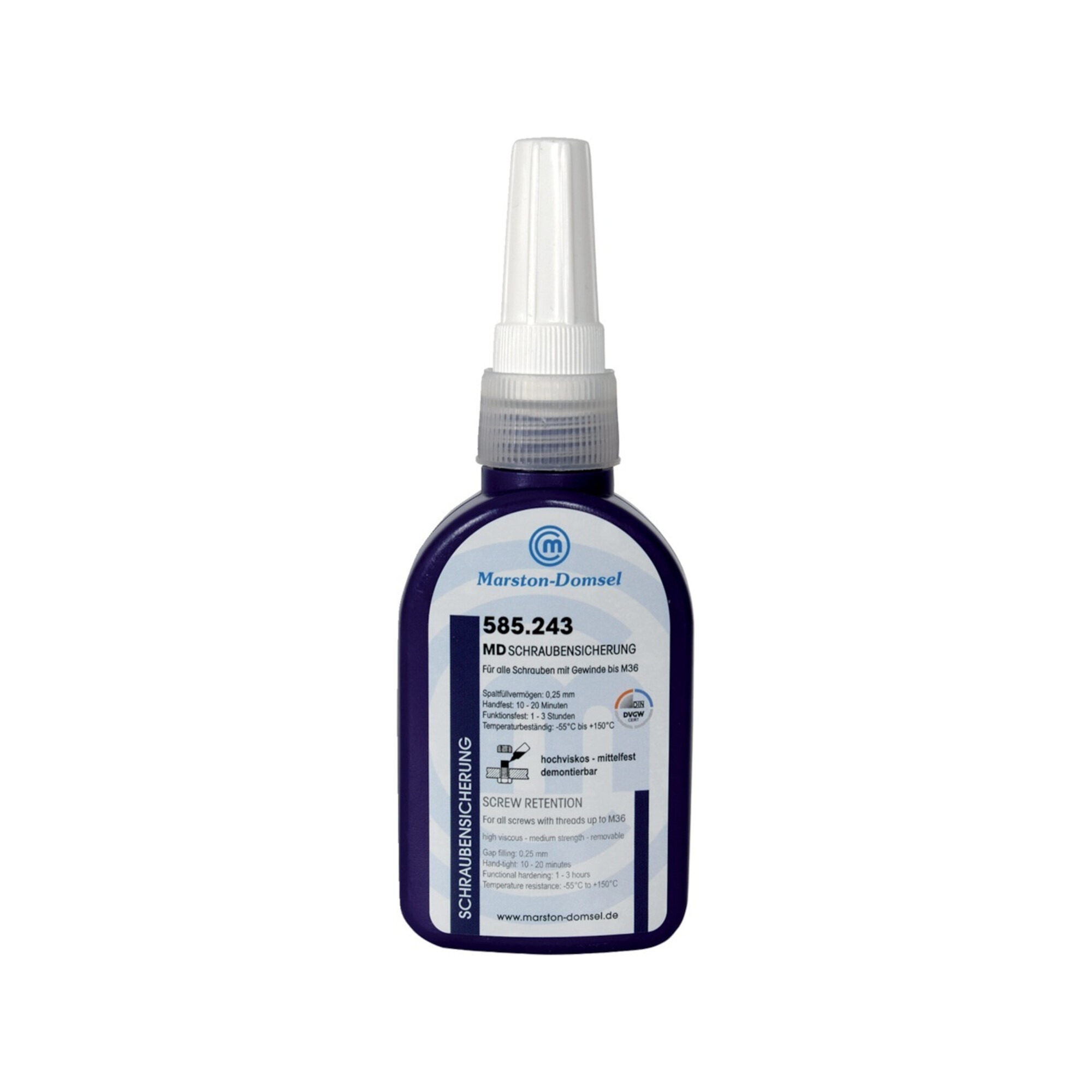 MD-Schraubensicherung 585.243 Flasche 50g ; Marston-Domsel
