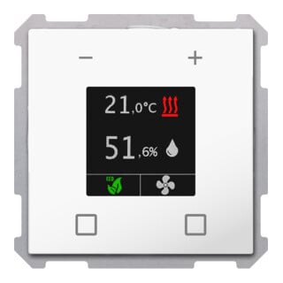 MDT Commande secondaire de température ambiante SCN-RTN63S.01 blanc brillant
