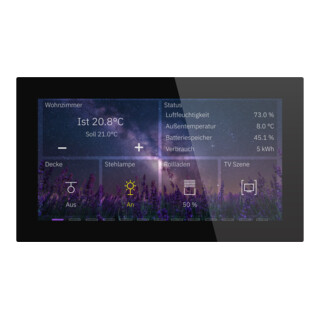 MDT Glas Touch BE-GTS06TS.01S 6 pouces Noir