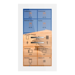 MDT Glas Touch Smart Plus BE-GTSP6TW.01S 6 pouces Blanc
