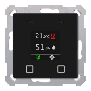 MDT Raumtemperaturregler Smart 55 SCN-RTR55S06.01 schwarz matt